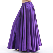 Faldas de Flamenco con círculo completo para mujer, ropa de baile del vientre, profesional, 16 colores, barata 2024 - compra barato
