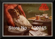 Pintura al óleo de perros, arte moderno, decoración para el hogar, perro de despedida de soltera, de casius Marcellus Coolidge, pintado A mano, alta calidad, Envío Gratis 2024 - compra barato