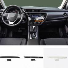 Стайлинг автомобиля стикерами внутренняя средняя консоль центральный контроль навигации кондиционер рамка для Toyota венчик Альтис 2019-2020 2024 - купить недорого