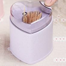 Automatic Toothpick Holder Container Wheat Straw Household Table Toothpick Storage Box Toothpick Dispenser Holder 2024 - купить недорого