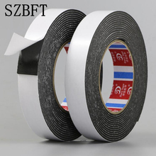 SZBFT-Cinta adhesiva fuerte de doble cara, espuma de goma, cojín de espuma contra sellado, color negro EVA, 2mm de espesor * 5M 2024 - compra barato