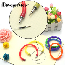 1Pcs Creative Ballpoint Pen Candy Color Bracelet Bracelet Stationery Fine Point Portable Wristband Pen School Writing Supplies 2024 - buy cheap