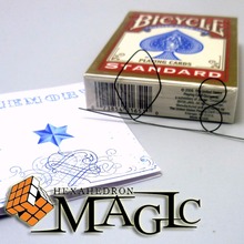Free shipping!!  Memory Metal Wire Fire Prediction 8 of Diamonds / close-up street professional card magic tricks products / 2024 - buy cheap