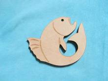 Fast shipping HIGH quality wooden fish Brooches Pin Jewelry brooch 2024 - buy cheap