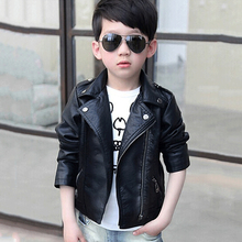 New Boys Outerwear Leather Fashion Children Jackets  Manteau Garcon  Kids Jacket 6CT108 2024 - buy cheap