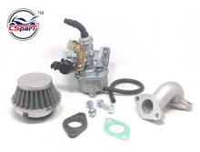 Cable Chock 19mm PZ19 Carb Carburetor Intake Air filter Kit 50cc 70cc 90cc 110cc 125cc ATV Quad 2024 - buy cheap