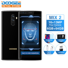Doogee Mix 2 5,99 "FHD + 18:9 Дисплей 6 ГБ Оперативная память 6 4G B Встроенная память мобильного телефона Andorid 7,1 Octa Core 16MP + 13MP четыре Камера смартфон 4G 2024 - купить недорого
