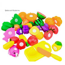 16PCS Children Play House Toy Cut Fruit Plastic Vegetables Kitchen Baby Classic Kids Toys Pretend Playset Educational Toys 2024 - buy cheap