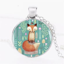 ZUWEI WU wholesale cheap 3 color optional fox crystal glass pendant necklace jewelry gift 2024 - buy cheap