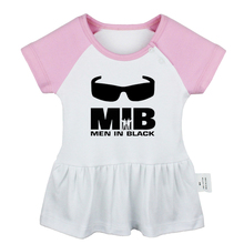 MEN IN BLACK MIB TNA Pro-wrestling HulkHogan Terry Gene Bollea Design Newborn Baby Girls Dresses Toddler Infant Cotton Clothes 2024 - buy cheap