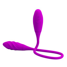 Double Ended Finger Vibrator 7 Speed G-Spot Clitoris Stimulator Anal Butt Plug Bullet for Couples Sex Toy 2024 - buy cheap