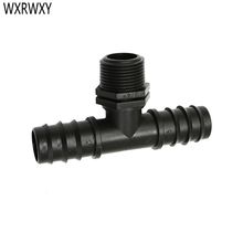 Male 3/4 to 25mm hose water splitter tee connector Greenhouse drip irrigation Garden hose fittings 1 pcs 2024 - buy cheap