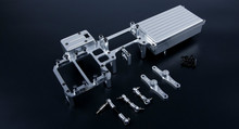 CNC alloy dual servo tray /equipment box  87079 for 1/5 rc car parts losi 5ive t ,rovan lt 2024 - buy cheap