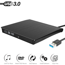 Unidad óptica portátil delgada para ordenador portátil, dispositivo externo de alta velocidad con USB 3,0, DL, DVD, RW, grabador de CD, para iMac, Asus, lenovo, Acer, Dell, PC y HP 2024 - compra barato