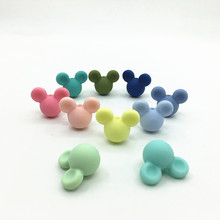 10pcs/lot BPA Free Loose Silicone Mickey Beads Food Grade Teething Beads For DIY Silicone Baby Pacifier Necklaces T 2024 - buy cheap