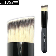 JAF Angled Multifunction Face Makeup Brush Liquid Foundation Contour Powder Make Up Slant Brush Synthetic Taklon Vegan 16STA 2024 - buy cheap