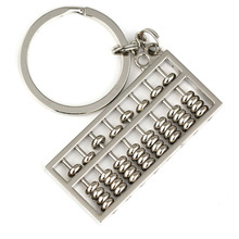 10pcs/Lot Abacus Keychain Creative Chinese Elements 8 Rows 1 to 4 Key Chain Ring Keyfob Keyring Key Holder 84614 2024 - buy cheap