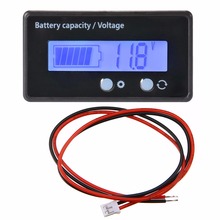Waterproof LCD Lead-Acid Battery Capacity Indicator Multifunctional Voltmeter Voltage Tester 12V 24V 36V 48V Mayitr 2024 - buy cheap