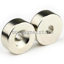 2PCs N35 Super Strong Round Neodymium Countersunk Ring Magnets 25 x 10 mm Hole: 5 mm Rare Earth ndfeb Neodymium ma 2024 - buy cheap