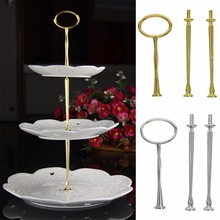 1 set O Ring Design Cake Stand Zinc Alloy 2-3 Layers Wedding Cake Plate Stand Cake Fruits Placed Tool Muffin Tray Stand Holders 2024 - buy cheap