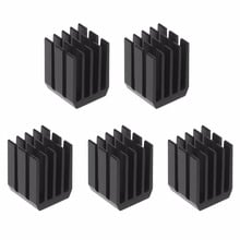 5Pcs/Set 9*9*12mm Aluminum Cooling Heat Sink Chip RAM Radiator Heatsink Cooler 2024 - buy cheap