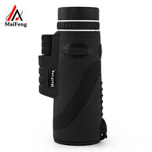 MaiFeng 40 x 60 Portable Night-vision Monocular Telescope Professional Hunting high-resolution Telescope with Holder Handheld 2024 - купить недорого