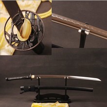 1095 carbon steel clay tempered fully handmade sharp edge Japanese samurai sword full tang blade vintage katana can cut bamboo 2024 - buy cheap