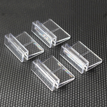 4 Uds 6/8mm claro acuario pecera Clips de plástico cubierta de vidrio soportes de soporte al por mayor 2024 - compra barato