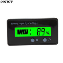 OOTDTY-Indicador de capacidad de batería de litio, voltímetro LCD de 8-70V, medidor de voltaje, GY-6S 2024 - compra barato