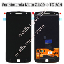 Черный, белый цвет для Motorola MOTO Z Droid Edition XLTE XT1650 xt1650-03 ЖК-дисплей сенсорный экран дигитайзер полная сборка бесплатная доставка 2024 - купить недорого