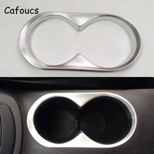 Cafoucs декоративная Обложка для переднего сиденья автомобиля для Mazda рамка держателя стакана воды CX5 2012 2013 2014 2024 - купить недорого