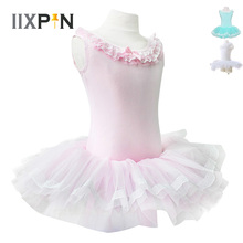 IIXPIN-vestido de tutú de Ballet para niñas, ropa de baile profesional, falda con leotardo 2024 - compra barato