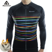 Racmmer Winter 2020 Long Pro Thermal Fleece Cycling Jersey Men Clothing Bicycle Maillot Equipacion Ciclismo Bike Clothes #ZR-08 2024 - buy cheap