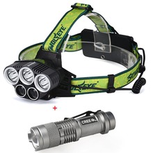 USB LED Headlamp Super Bright 20000 Lumens Rechargable Waterproof Headlamp Flashlight Set for Outdoor Hiking Camping NO Battery 2024 - buy cheap