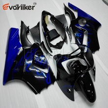 Custom ABS fairing for ZX12R 2000-2001 ZX-12R 00-01+Unpainted fairing Motorcycle panels Bolts+blue flames Injection mold H3 2024 - buy cheap