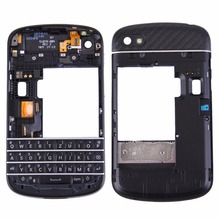 Funda 3 en 1 para BlackBerry Q10 (Teclado + bisel de Marco medio + placa trasera, Panel de lente de cámara), montaje completo 2024 - compra barato