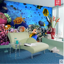 Custom large murals of children room environmental protection Marine 3 d wallpaper TV sitting room background wall paper 2024 - buy cheap