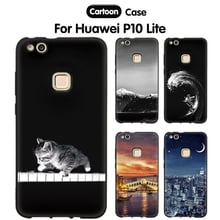 Funda blanda de dibujos animados JURCHEN para Huawei P10 Lite, Funda de teléfono de silicona de 5,2 pulgadas, Funda para Huawei P10 Lite 2024 - compra barato