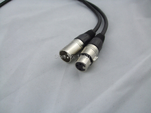Бесплатная доставка штекеры XLR 3Pin Mic кабель Шнур микрофон аудио папа к женскому экранированный сбалансированный мужской женский nong линия 1 м 3.2ft 2024 - купить недорого