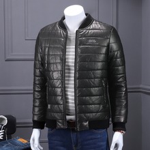 New Men's Fashion Winter Warm PU Leather Jacket Coat Male Parkas Thicken Casual Wadded Jacket Men Outerwear Plus size 7XL 8XL 2024 - buy cheap