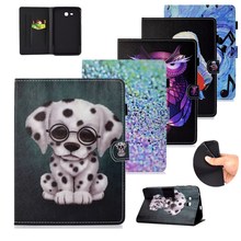 Tablet cover Case for Samsung Galaxy Tab 3 lite 7.0 T110 T111 T113 T116 7'' Dog Cat Print Protect PU Leather Wallet Stand Holder 2024 - buy cheap