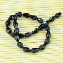 Wholesale! 2015 Newest Top Quality Crystal Tear Drop Beads,350pcs/lot Black 5x7mm Crystal Beads For Jewelry DIY Making 2024 - buy cheap