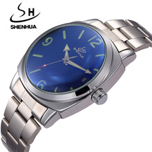 Shenhua relógio de pulso mecânico masculino de marca famosa, automático corda automática, relógio de pulso para homens à prova d'água, montre homme 2024 - compre barato