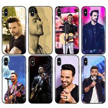 Black tpu case for iphone 5 5s SE 2020 6 6s 7 8 plus x 10 case silicone cover for iphone XR XS 11 pro Max case Luis Fonsi 2024 - buy cheap