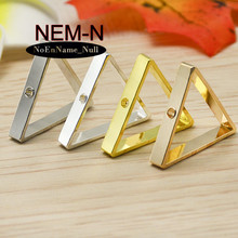 10pcs/lot NEM-N 24MM Wide side Geometric triangles floating charms Equilateral graphics Pendants For Jewelry Making Jewellery 2024 - buy cheap