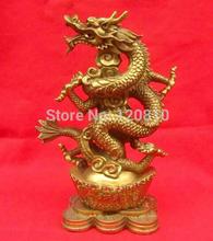 SHUN Chinese Dragon bronze statue flying dragon statue 8inch 2024 - buy cheap