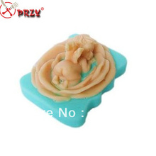 Free shipping Angel baby sleep modelling chocolate mold fondant Cake decoration mold for Handmade soap mold NO.:si349 2024 - buy cheap