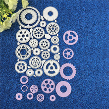Metal Cutting Dies Sharp Gear Design Stencils for DIY Scrapbooking Album Paper Card Decorative Craft Embossing Die Cuts 2024 - buy cheap