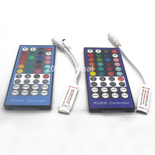 Controlador LED de 40 teclas IR/RF RGBW, 5 pines, 2A x 4, atenuador de canal para tira LED RGBW 2024 - compra barato
