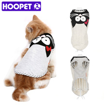 HOOPET Dog Cute Cartoon Vest Cat Pet Spring Summer T-shirt Clothes Teddy Bichon 2024 - buy cheap